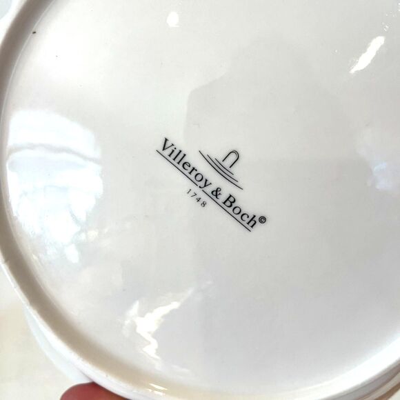 Villeroy & Boch French Garden Charm Citrus 10" Serving Bowl Scalloped Edge - Picture 3 of 5